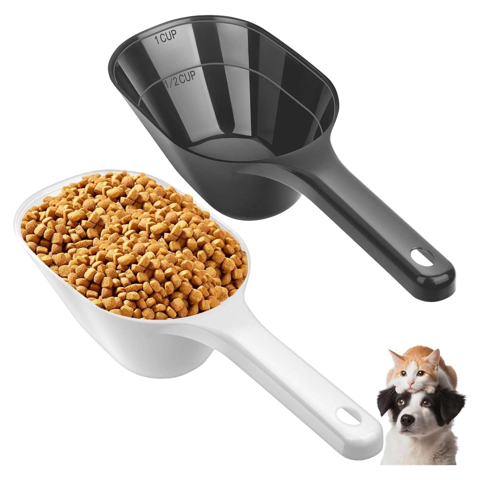 Cucharón para Comida de Mascotas Aosnare 1 Taza Medidor