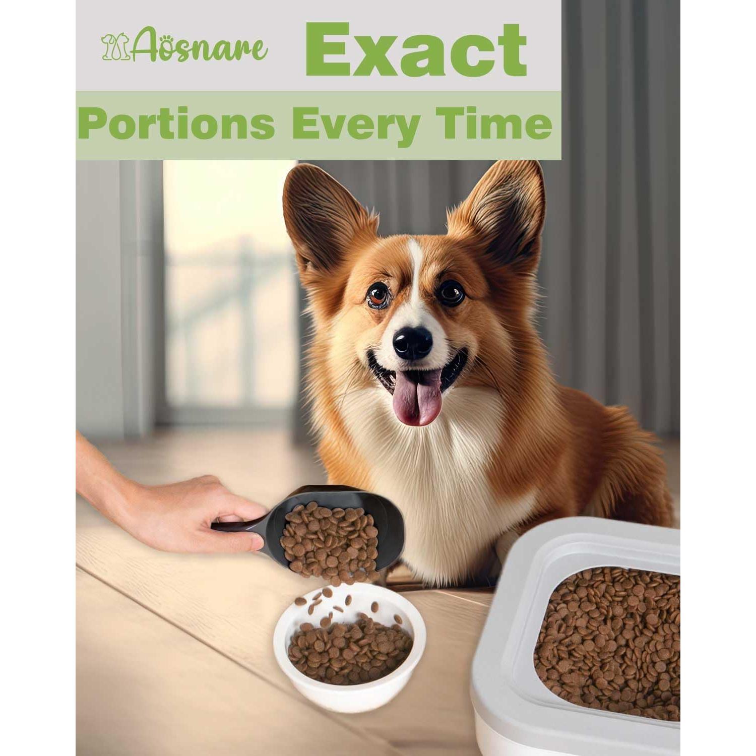 Cucharón para Comida de Mascotas Aosnare 1 Taza Medidor