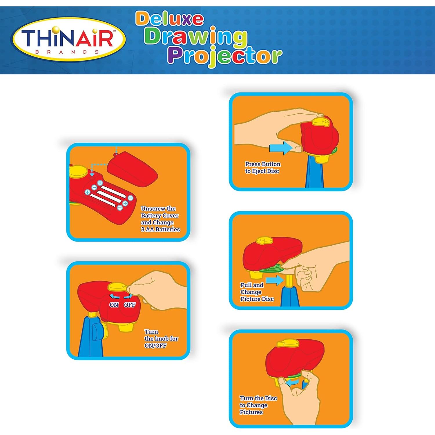 Proyector de Dibujo Ben Franklin Toys P549 para Niños 3+