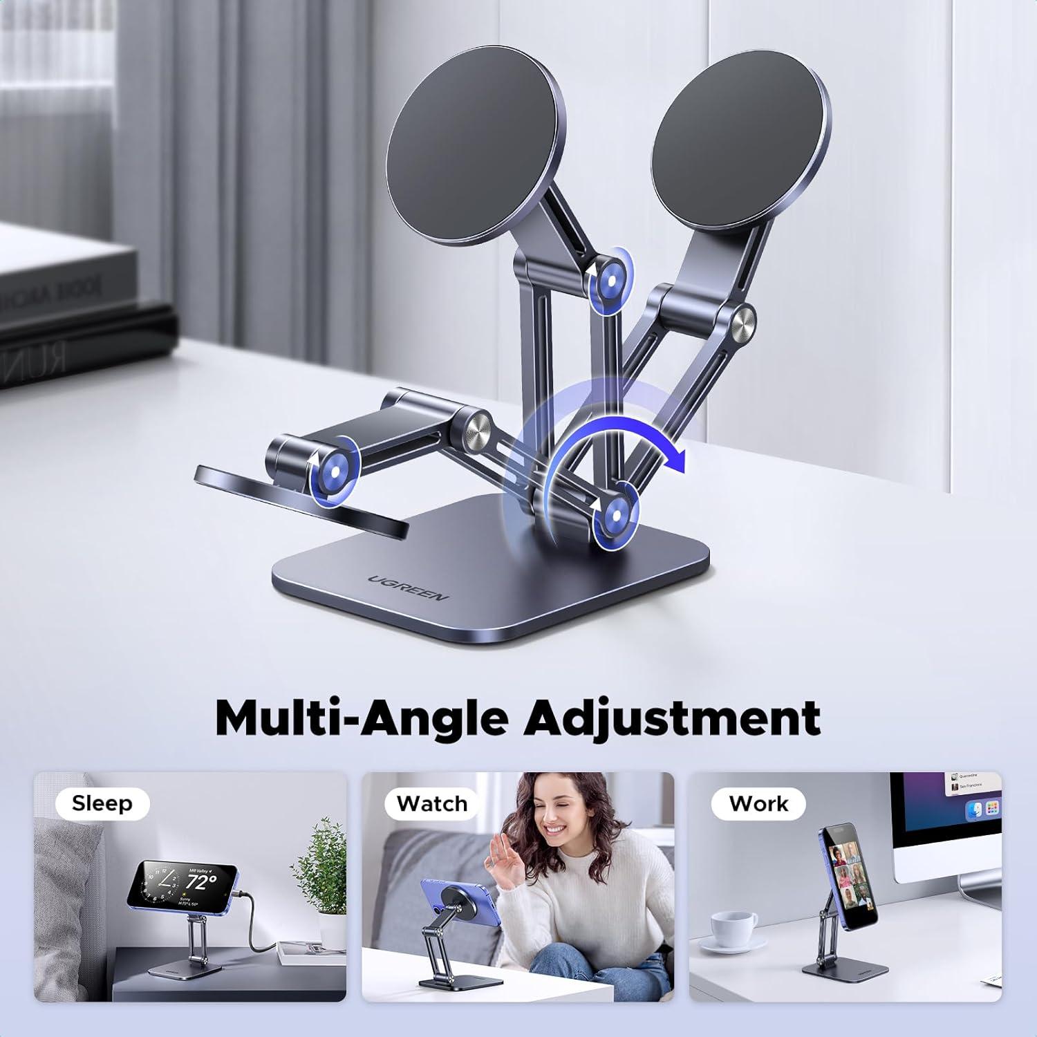 Soporte Magnético UGREEN para Teléfono Ajustable Gris