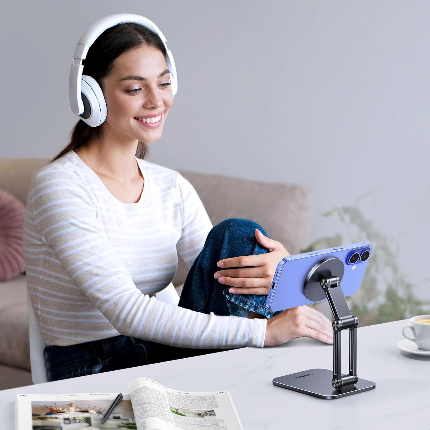 Soporte Magnético UGREEN para Teléfono Ajustable Gris