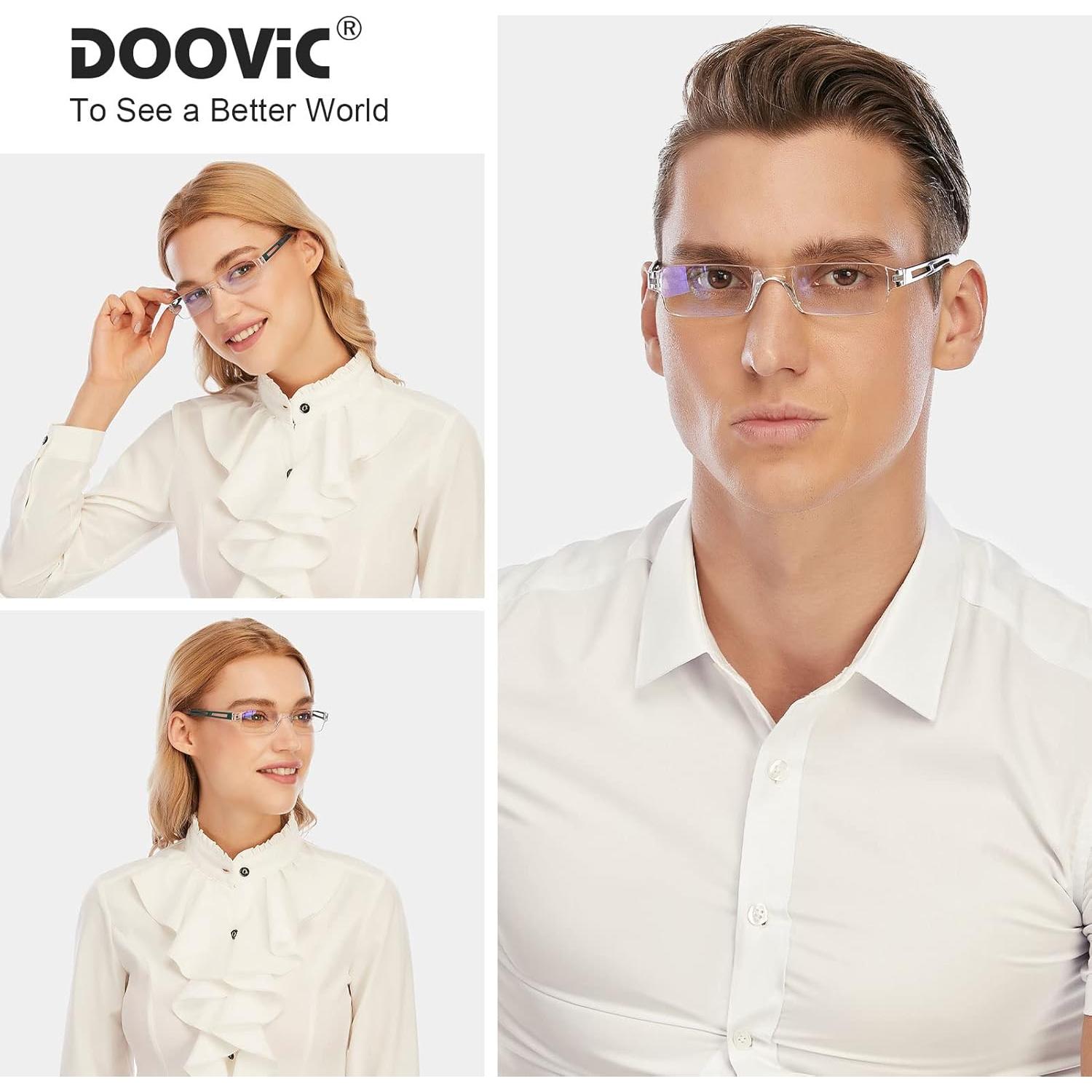 Gafas de Lectura DOOViC 5 Estilos Anti Luz Azul 2.75x