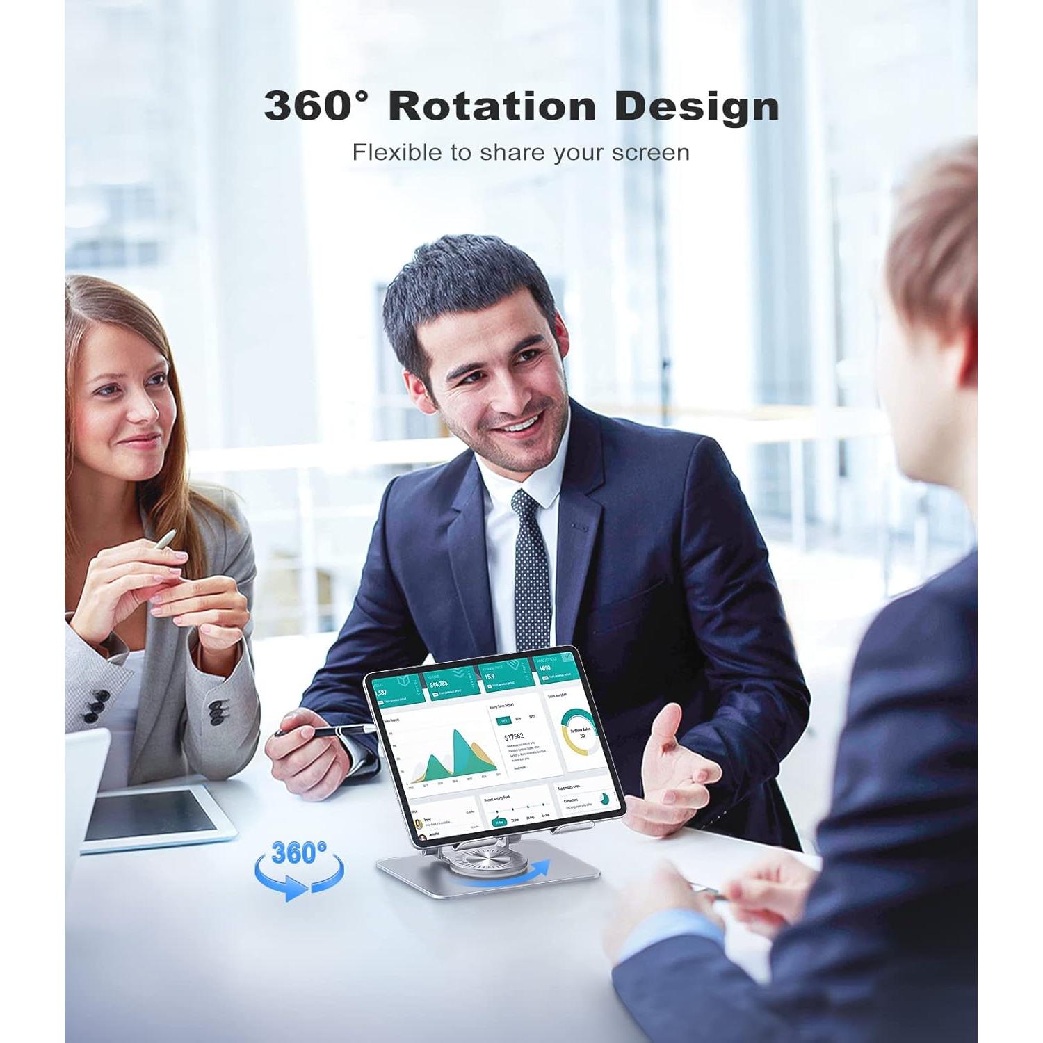 Soporte para Tableta JOIOT ST02 Ajustable 360° Plata