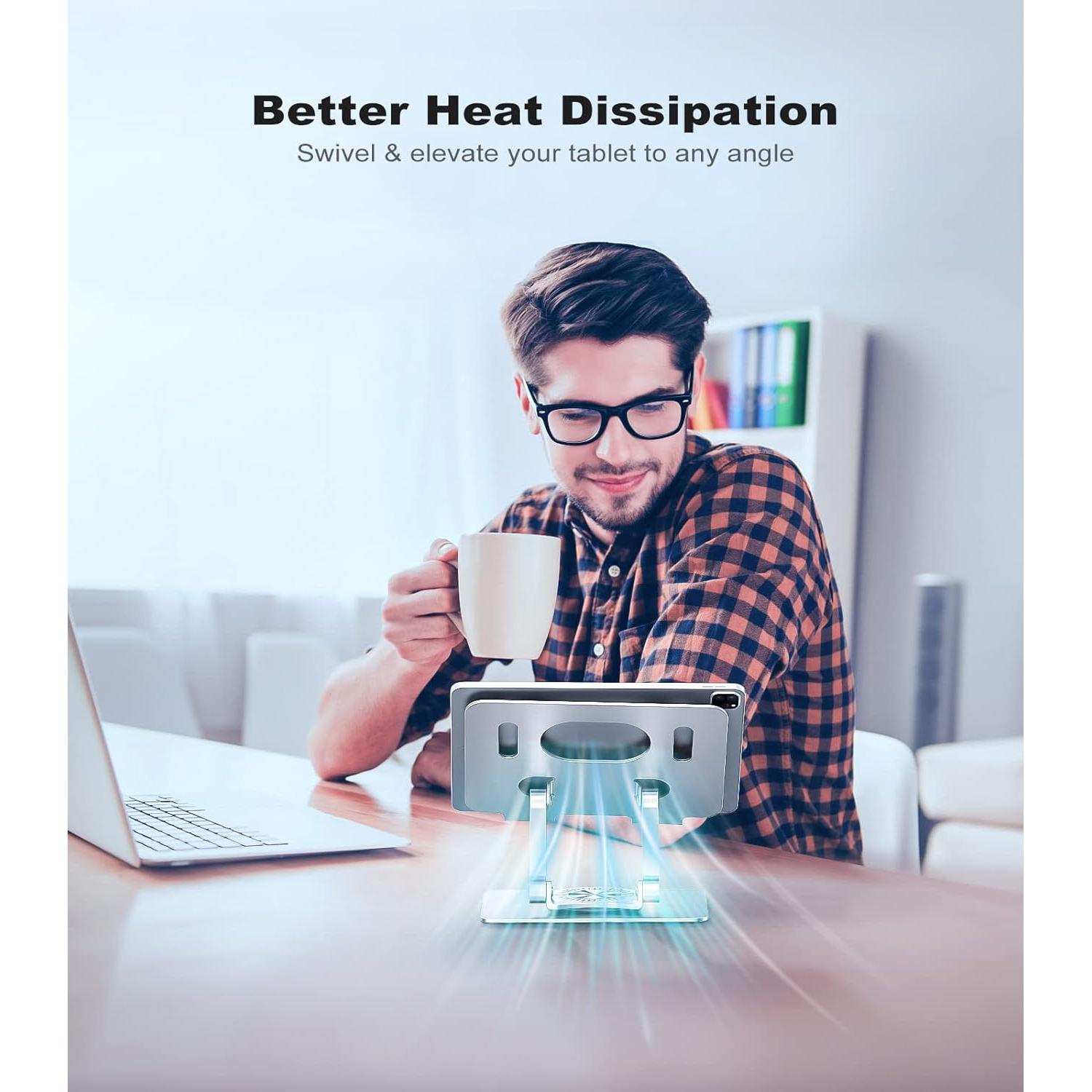 Soporte para Tableta JOIOT ST02 Ajustable 360° Plata