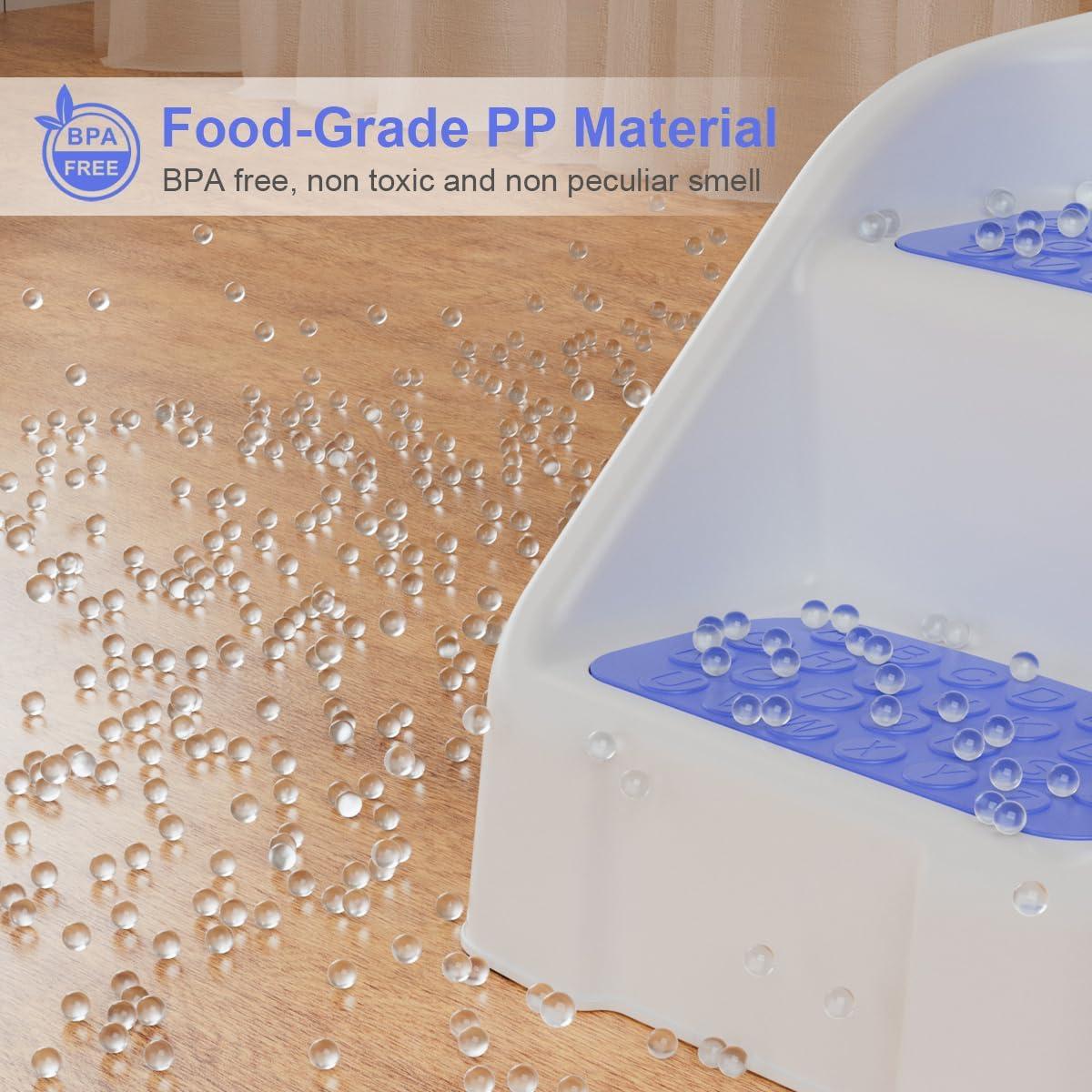 Escalera Plegable para Niños ROUTTOON 2 Escalones Antideslizante