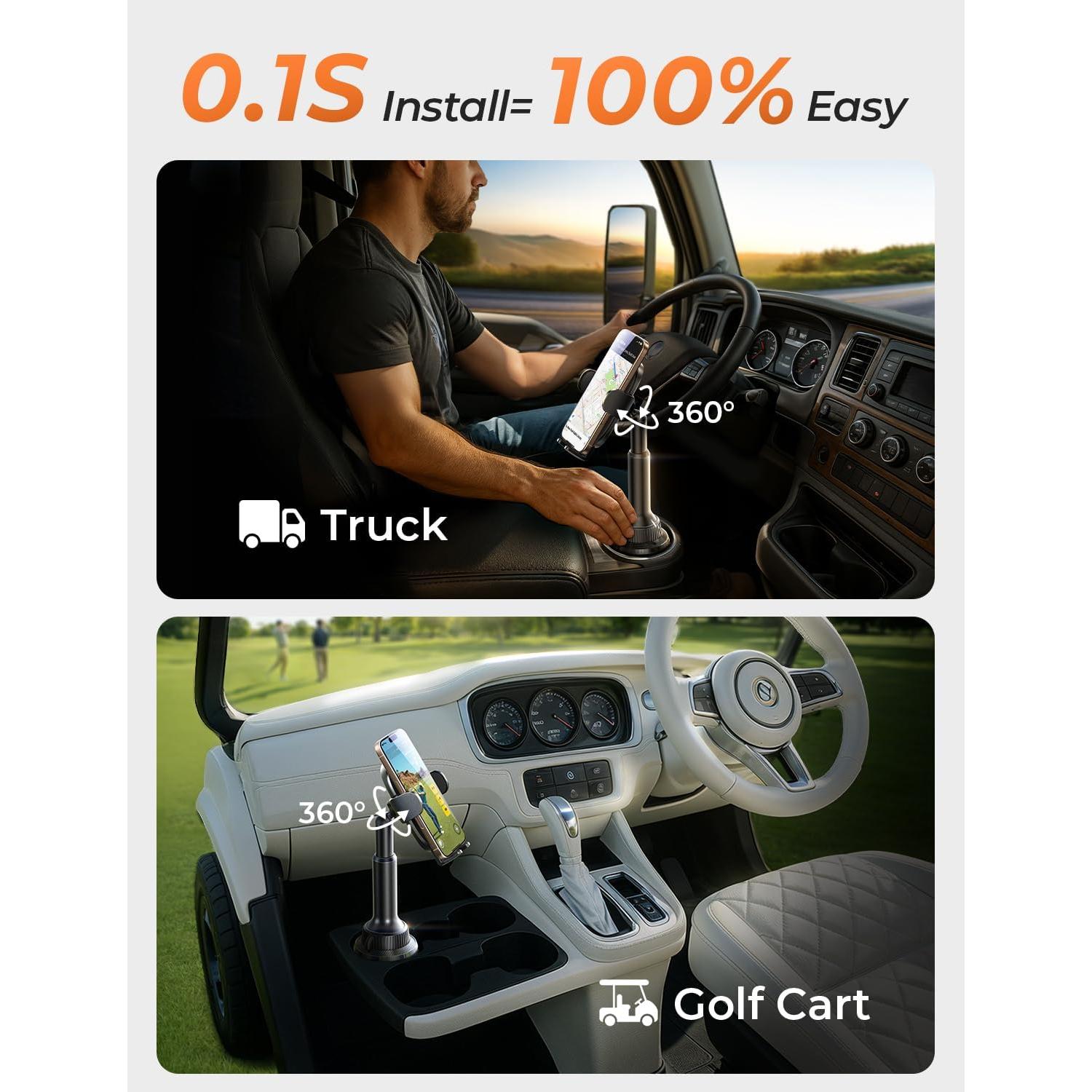 Soporte para teléfono en taza LISEN ajustable 10-12.5"