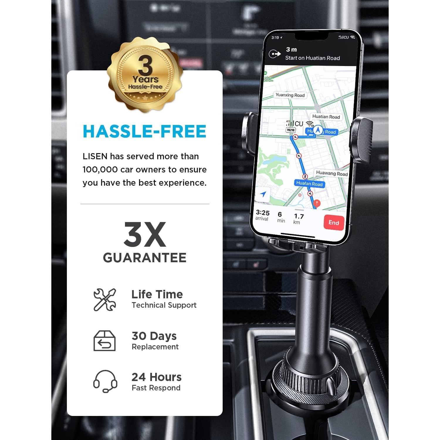 Soporte para teléfono en taza LISEN ajustable 10-12.5"