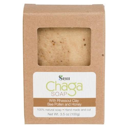 Jabón Natural Sayan de Hongo Chaga y Arcilla Rhassoul 99g