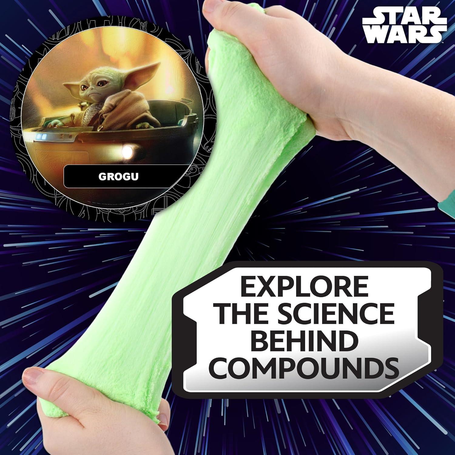 Kit de Slime Star Wars - 3 Frascos de 226.8g (Vader, Mando, Grogu)