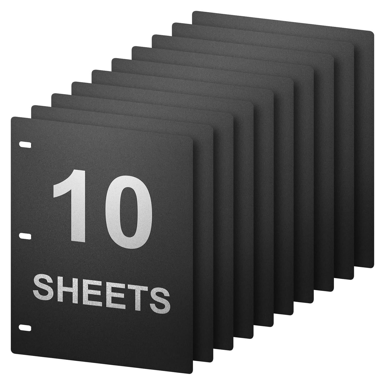 Elevadores de Hojas Planas Homakover 10 Pcs 1mm Negro