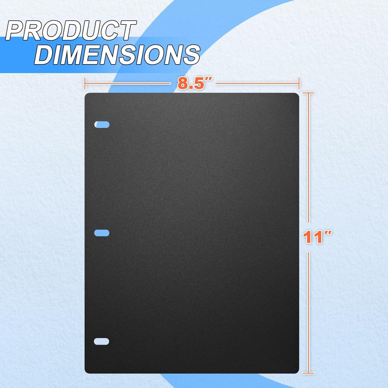 Elevadores de Hojas Planas Homakover 10 Pcs 1mm Negro