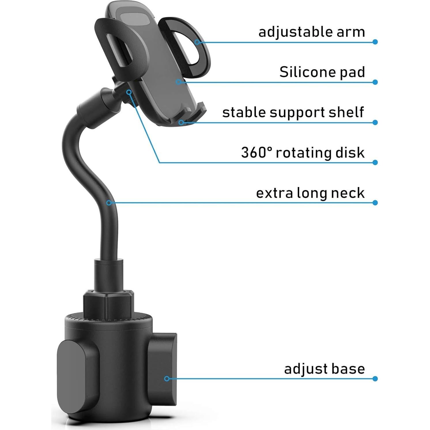 Soporte para Teléfono en Portavasos Bokilino Ajustable