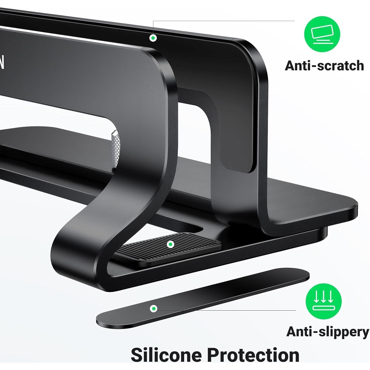 Soporte Vertical UGREEN para Laptop hasta 43.9 cm Negro