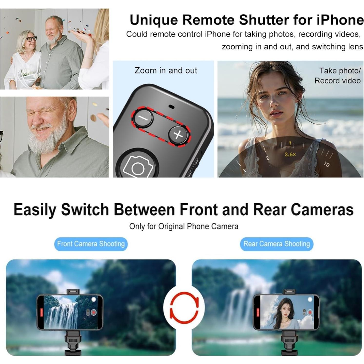 Control Remoto Inalámbrico Bluetooth Newmowa para iPhone