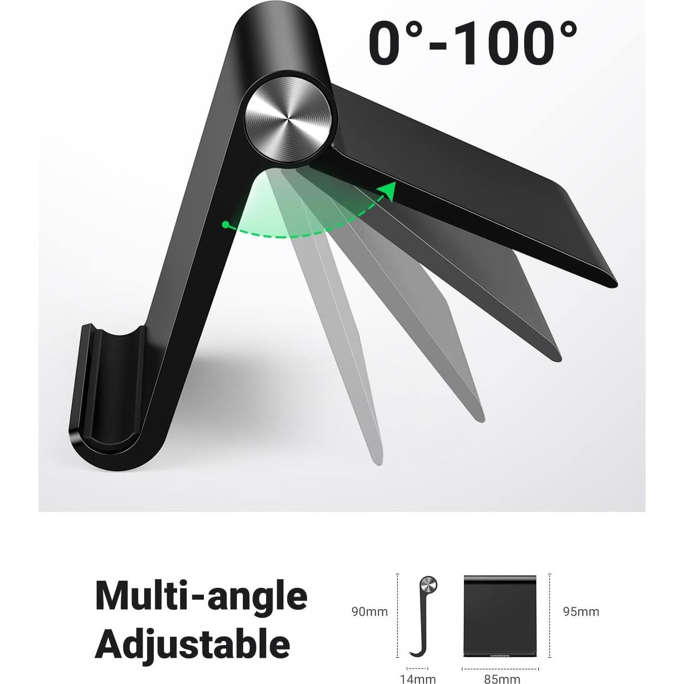 Soporte para Teléfono UGREEN Plegable Ajustable Negro