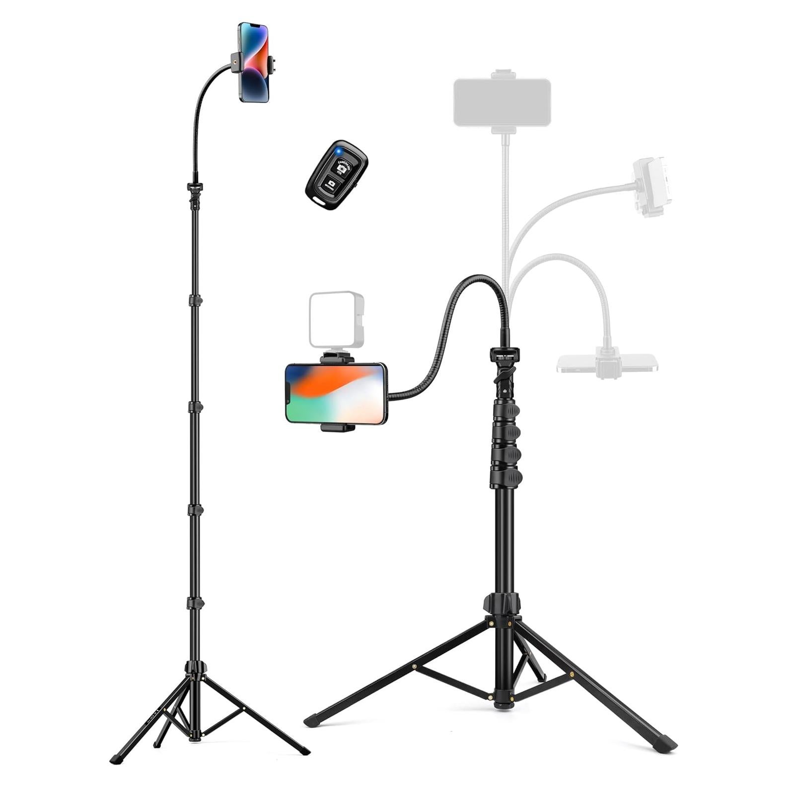 Trípode para Teléfono Victiv 218 cm Flexible con Control Remoto