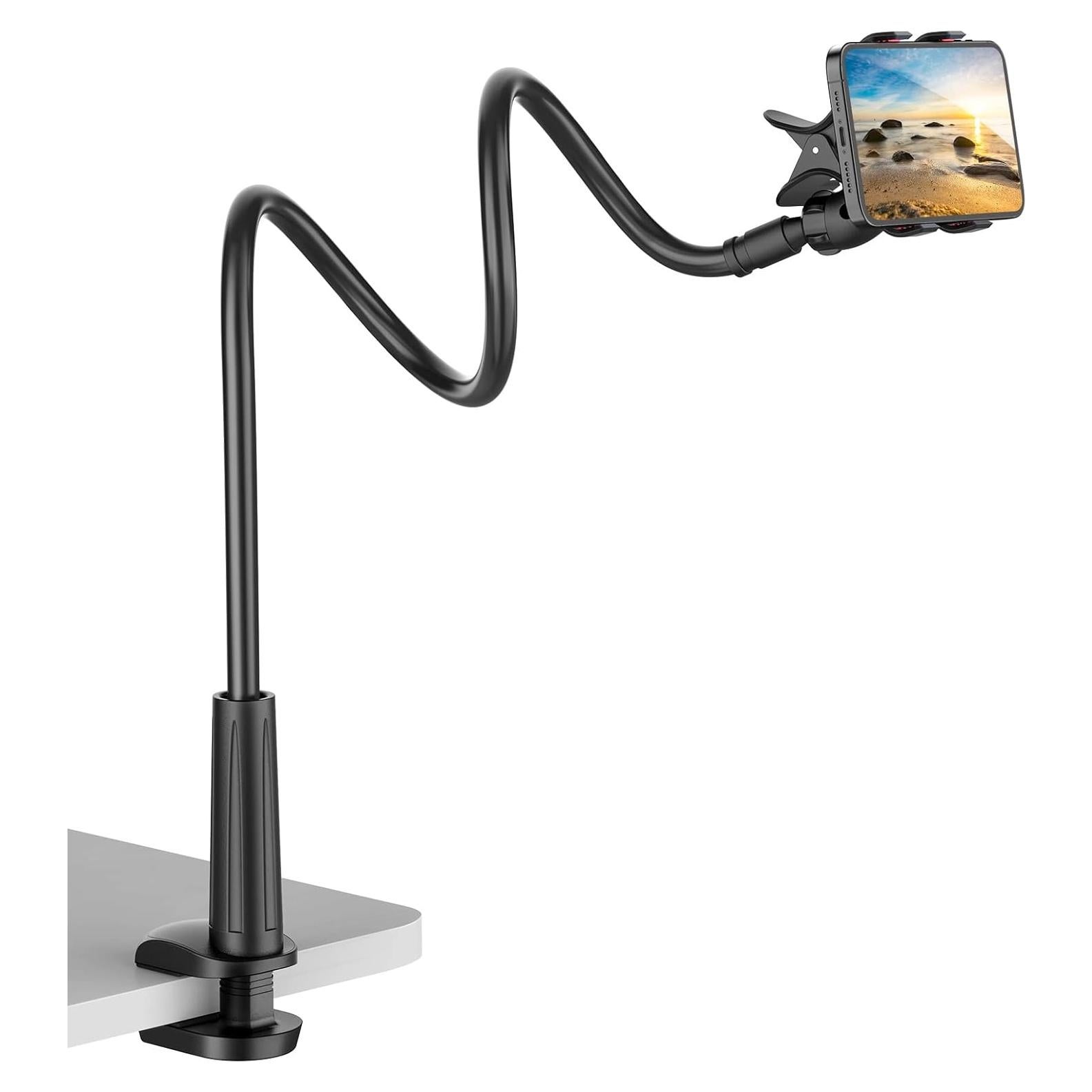 Soporte Gooseneck VIVI MAO 80 cm para Teléfono Móvil Negro