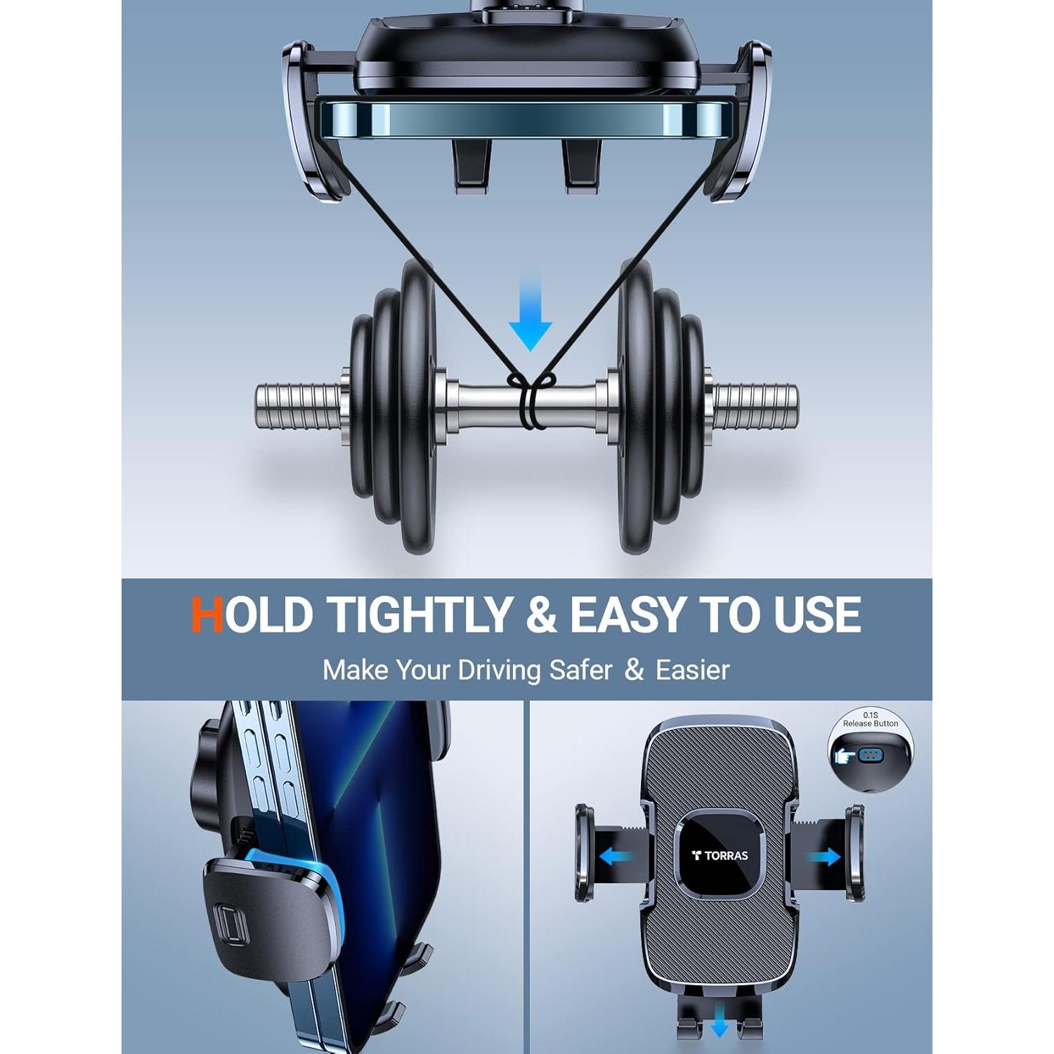 Soporte para Teléfono Celular TORRAS 4 en 1 Negro