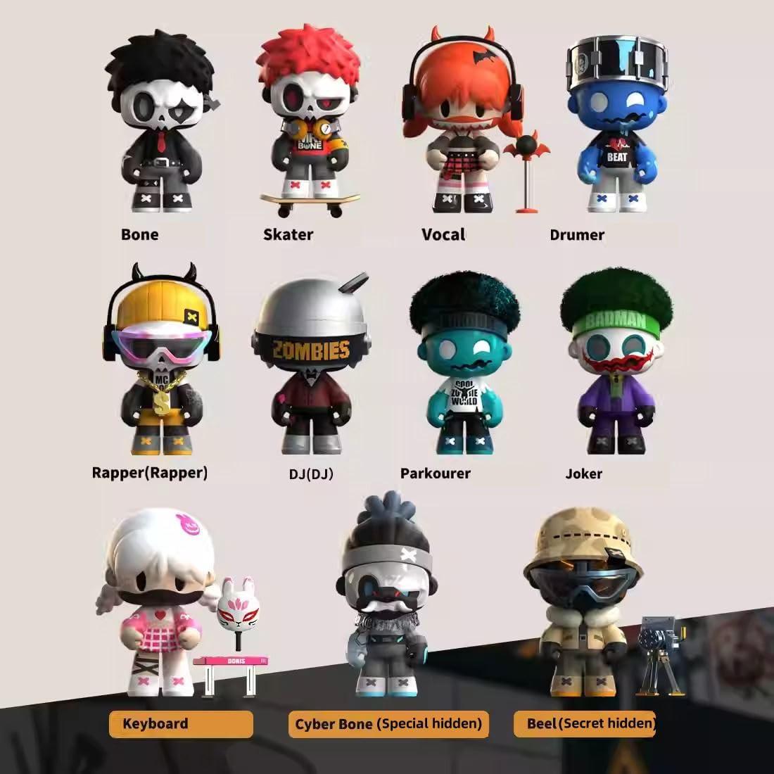 Figuritas Mr Bone Skeleton Camping Adorno de hogar 1PC