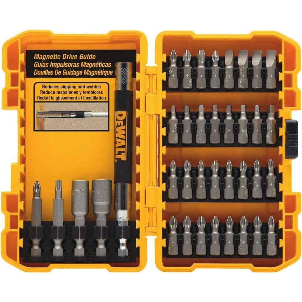 Juego de Destornilladores DEWALT DW2176, 37 Piezas, Acero Magnetizado