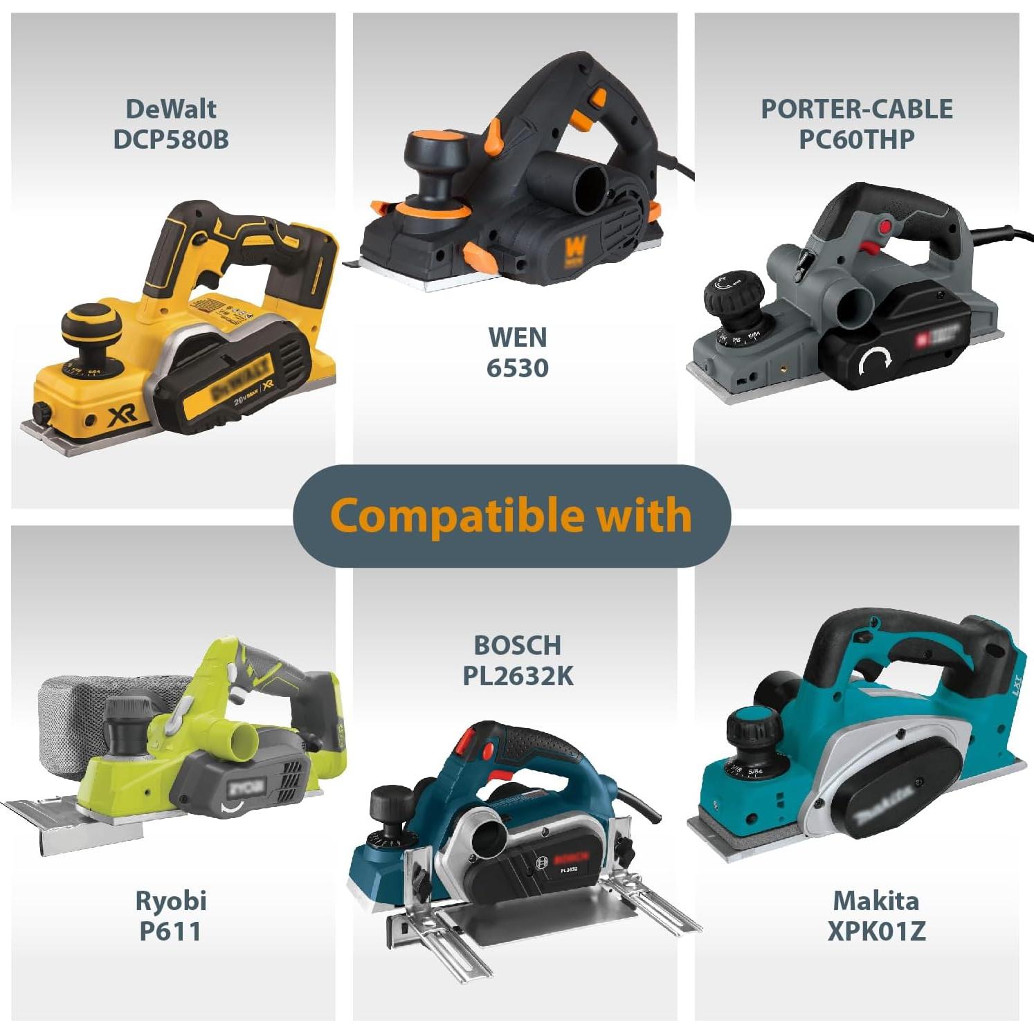 Cuchillas de Carburo de Tungsteno POWERTEC 82mm Paquete de 2