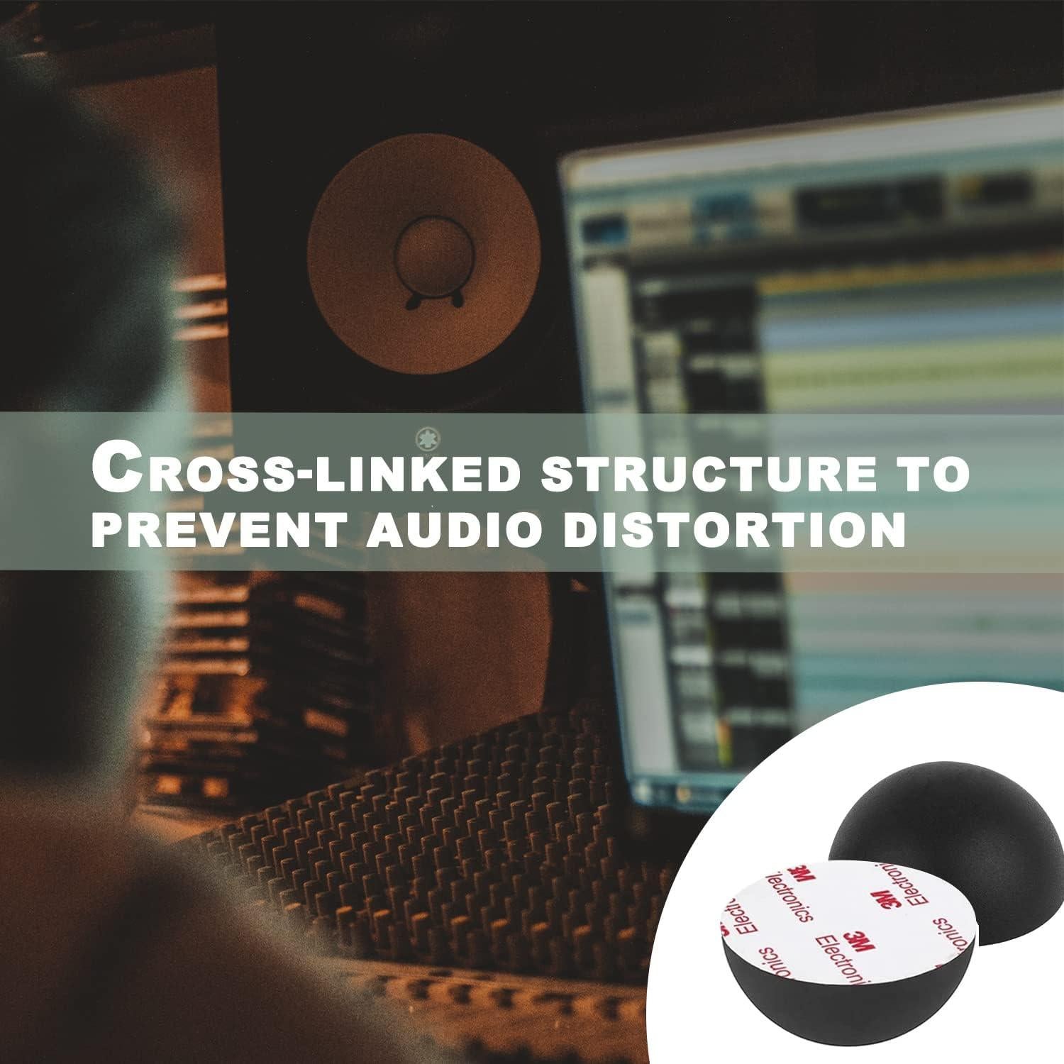 Almohadillas de Aislamiento de Silicona AZEAM 4 Pcs Antideslizantes