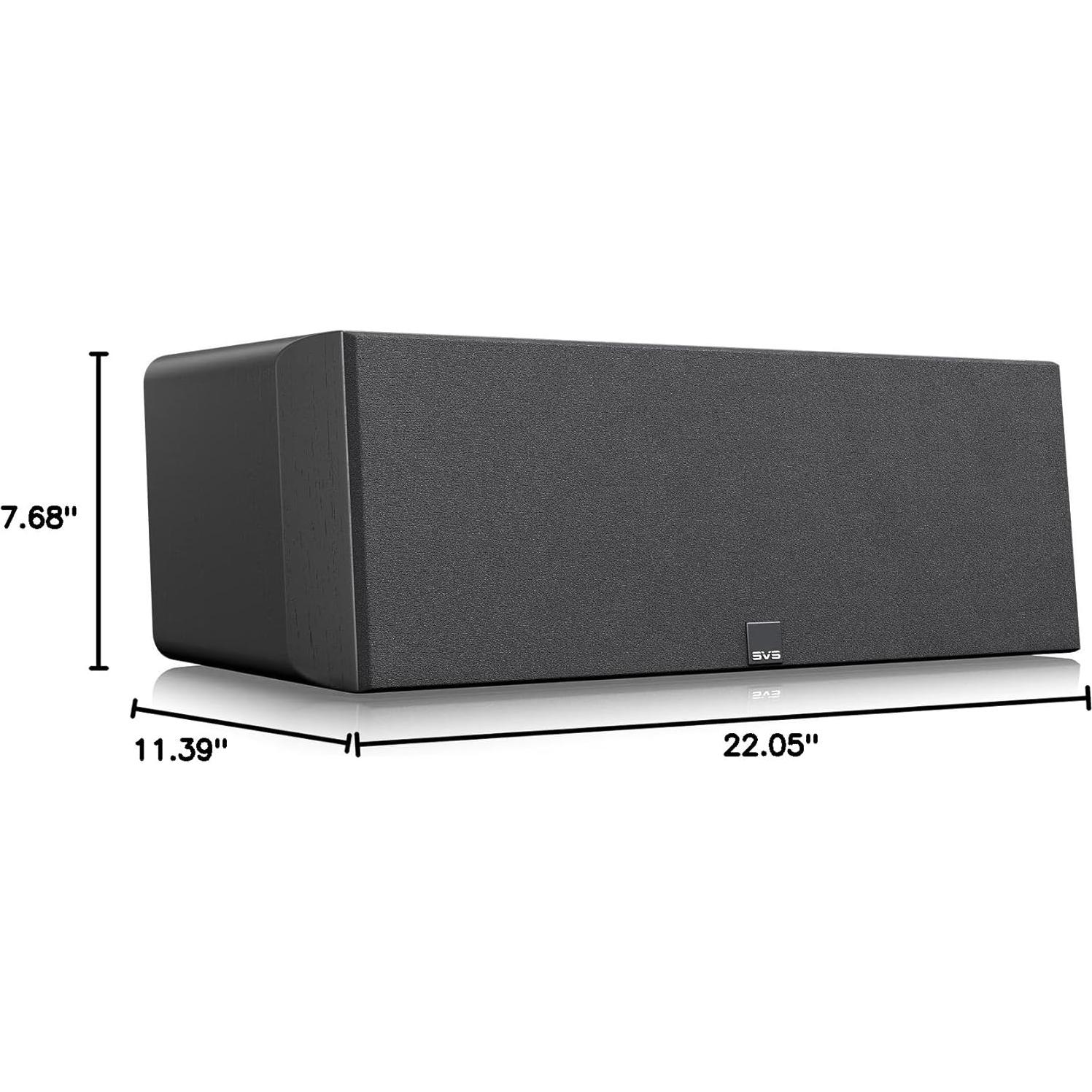 Altavoz Central SVS Ultra Evolution 3 Vías 14.97 kg Roble Negro