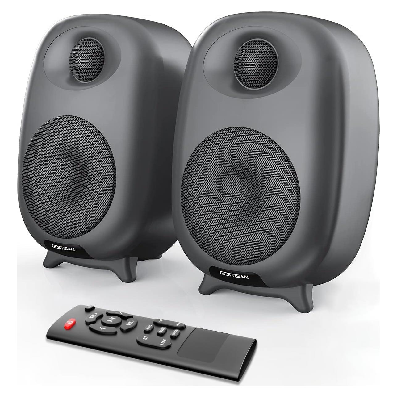 Altavoces de Estantería BESTISAN SR06, 60W Bluetooth 5.0