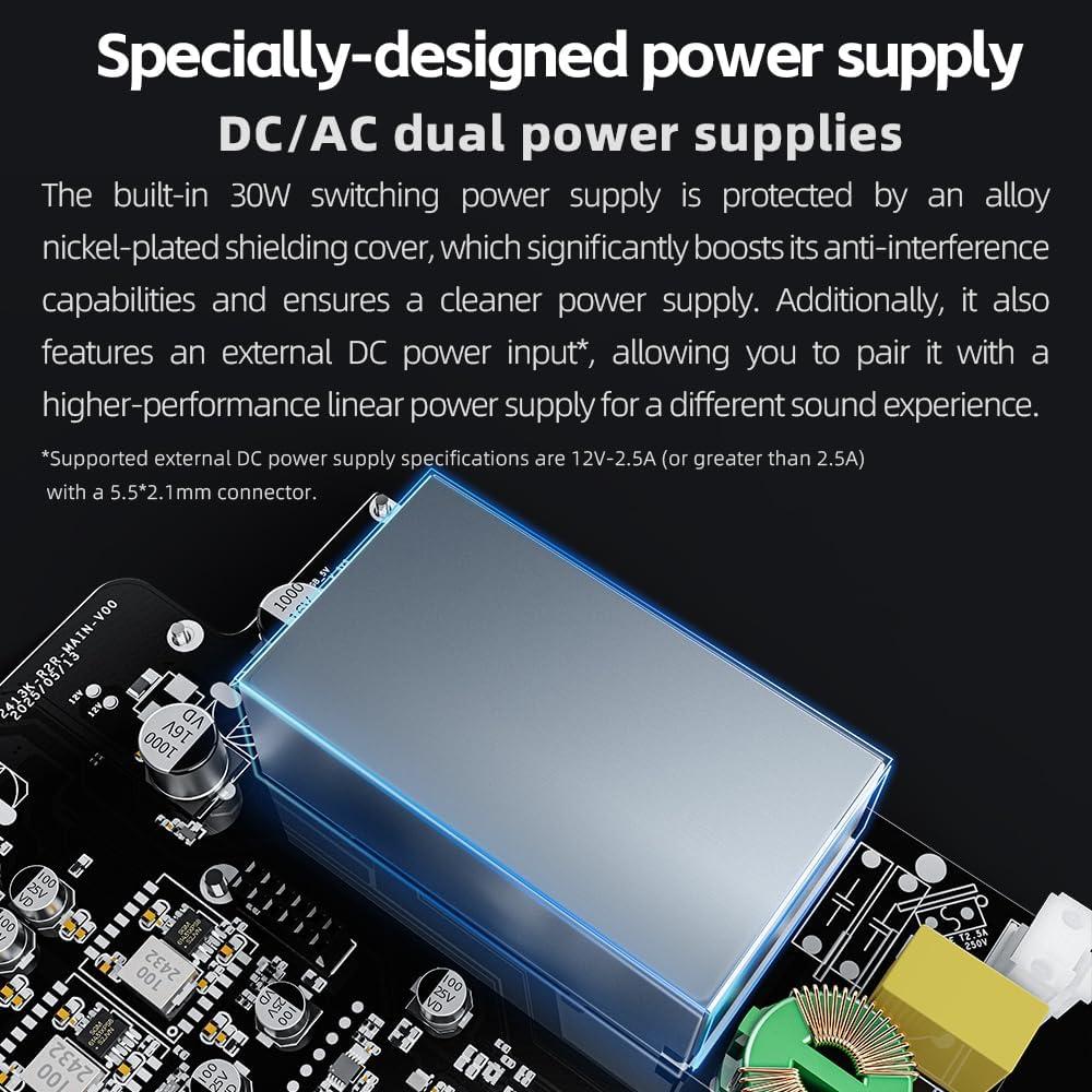 DAC R2R FiiO K13 Amplificador de Auriculares 2400mW Bluetooth