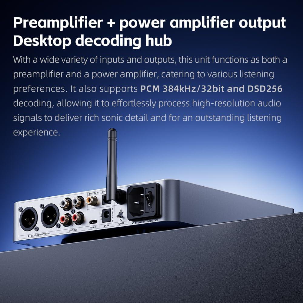 DAC R2R FiiO K13 Amplificador de Auriculares 2400mW Bluetooth