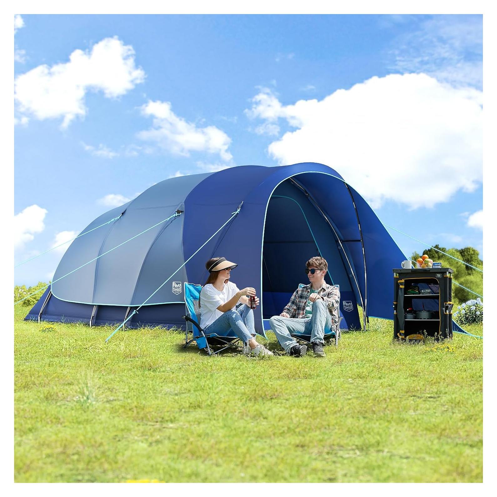 Tienda de Camping TIMBER RIDGE para 8 Personas Impermeable