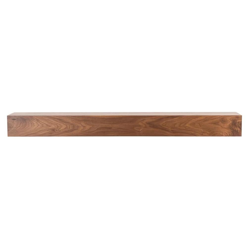 Estante de chimenea Modern Ember Walnut Creek 60" mate claro