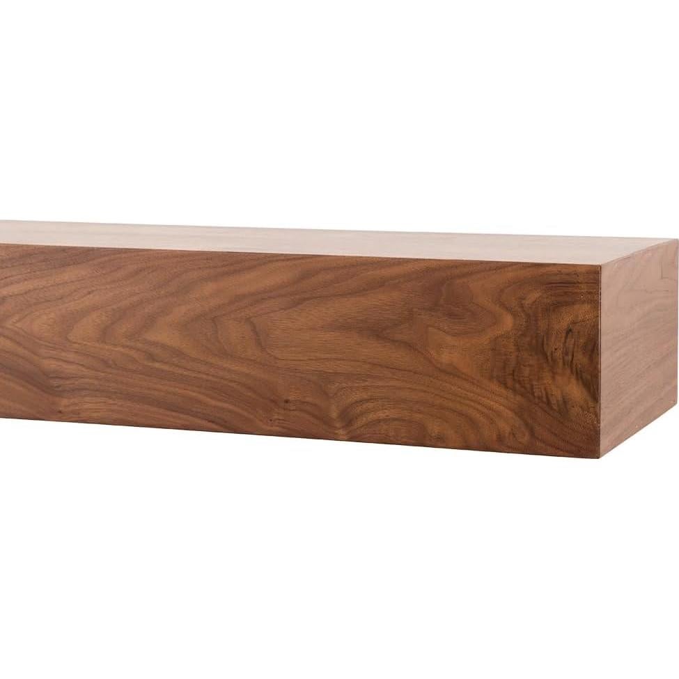 Estante de chimenea Modern Ember Walnut Creek 60" mate claro