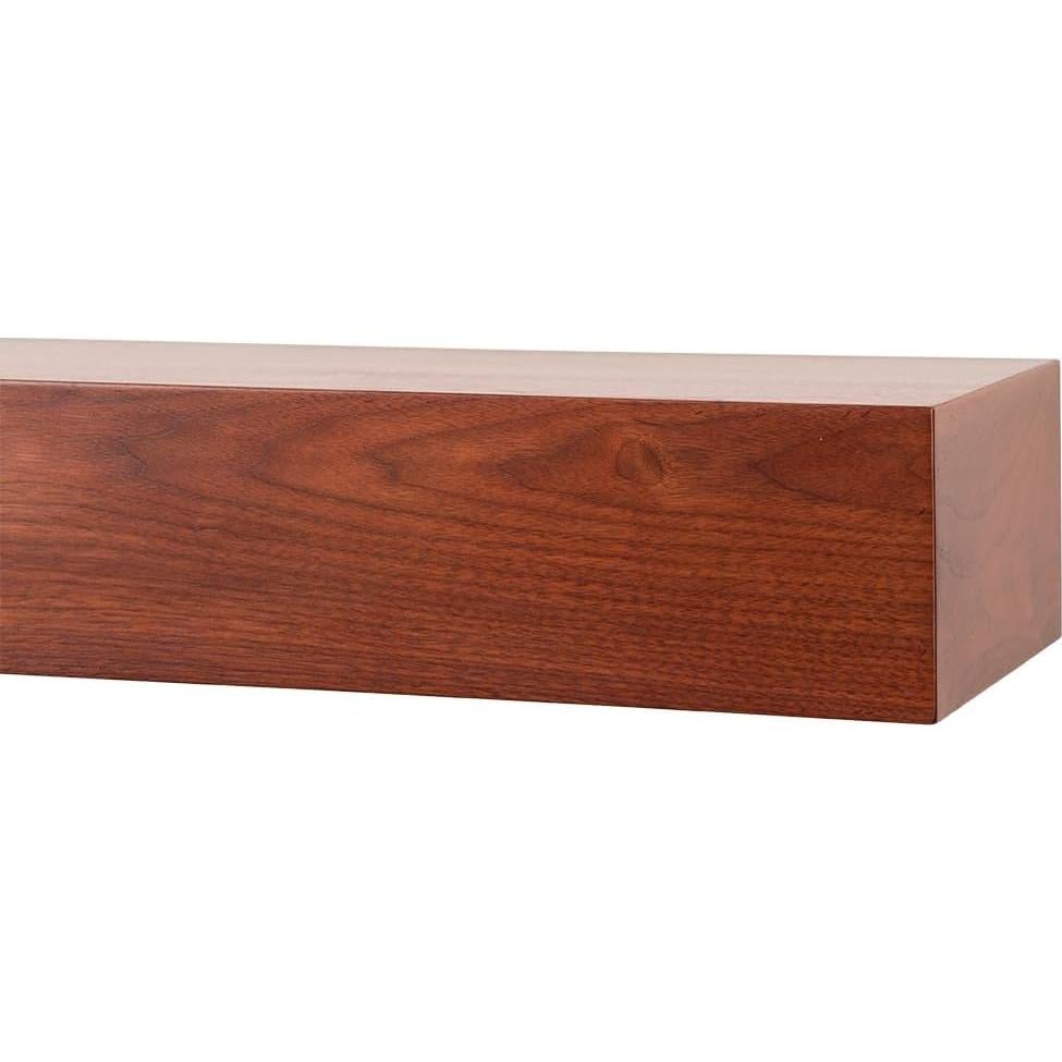 Estante de chimenea Modern Ember Walnut Creek 60" mate claro