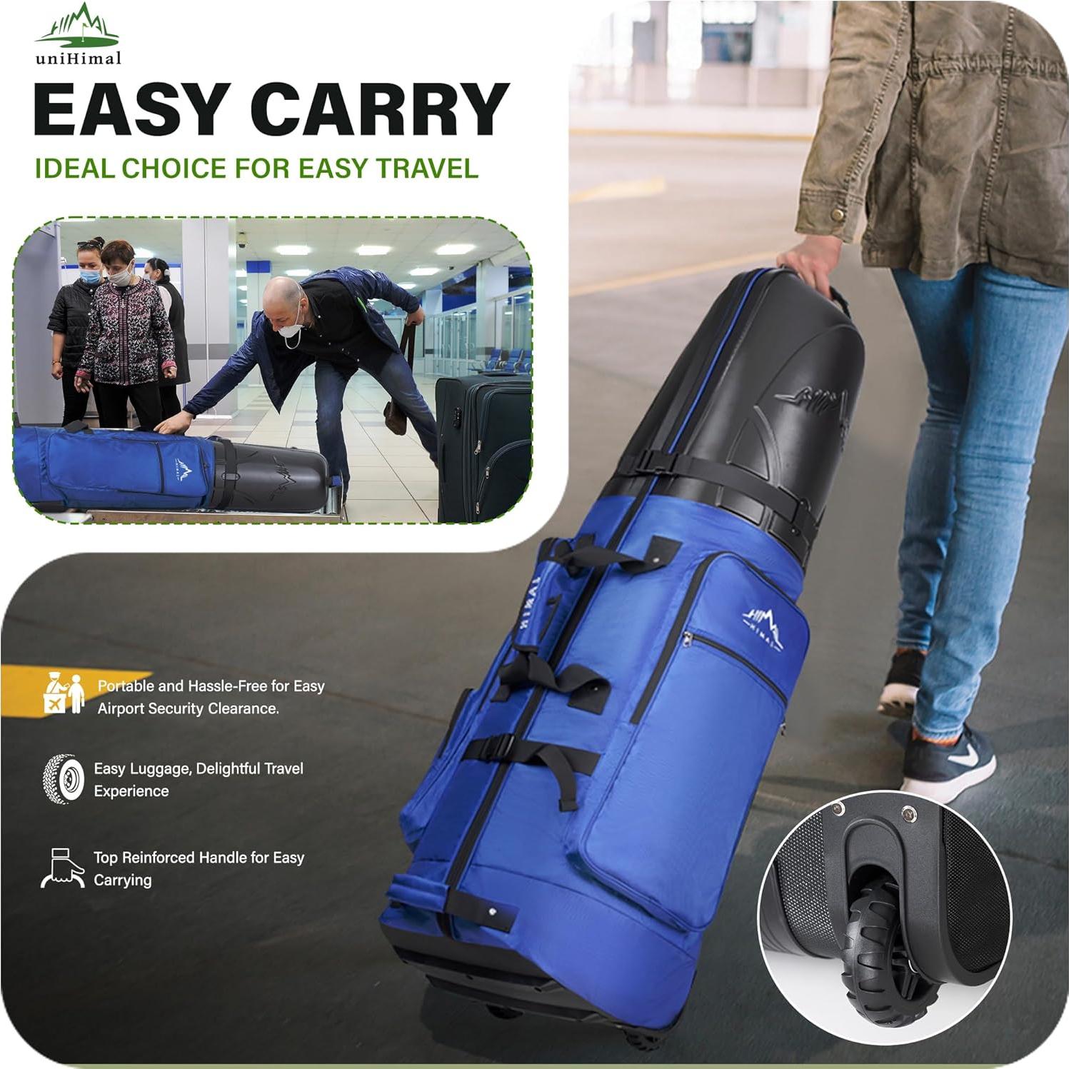 Bolsa de Viaje para Golf UNIHIMAL GTB01 129 cm con Ruedas