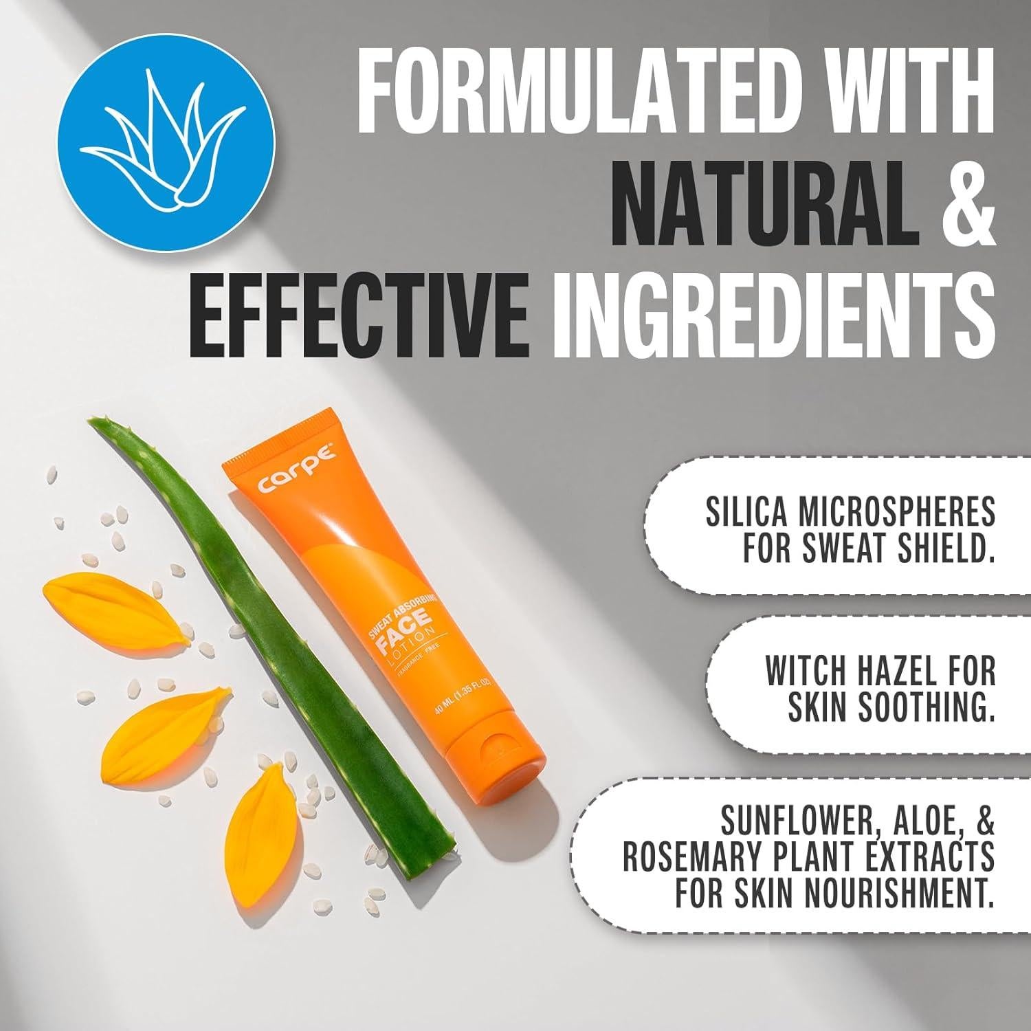 Carpe Loción Absorbente de Sudor para Cara 40ml