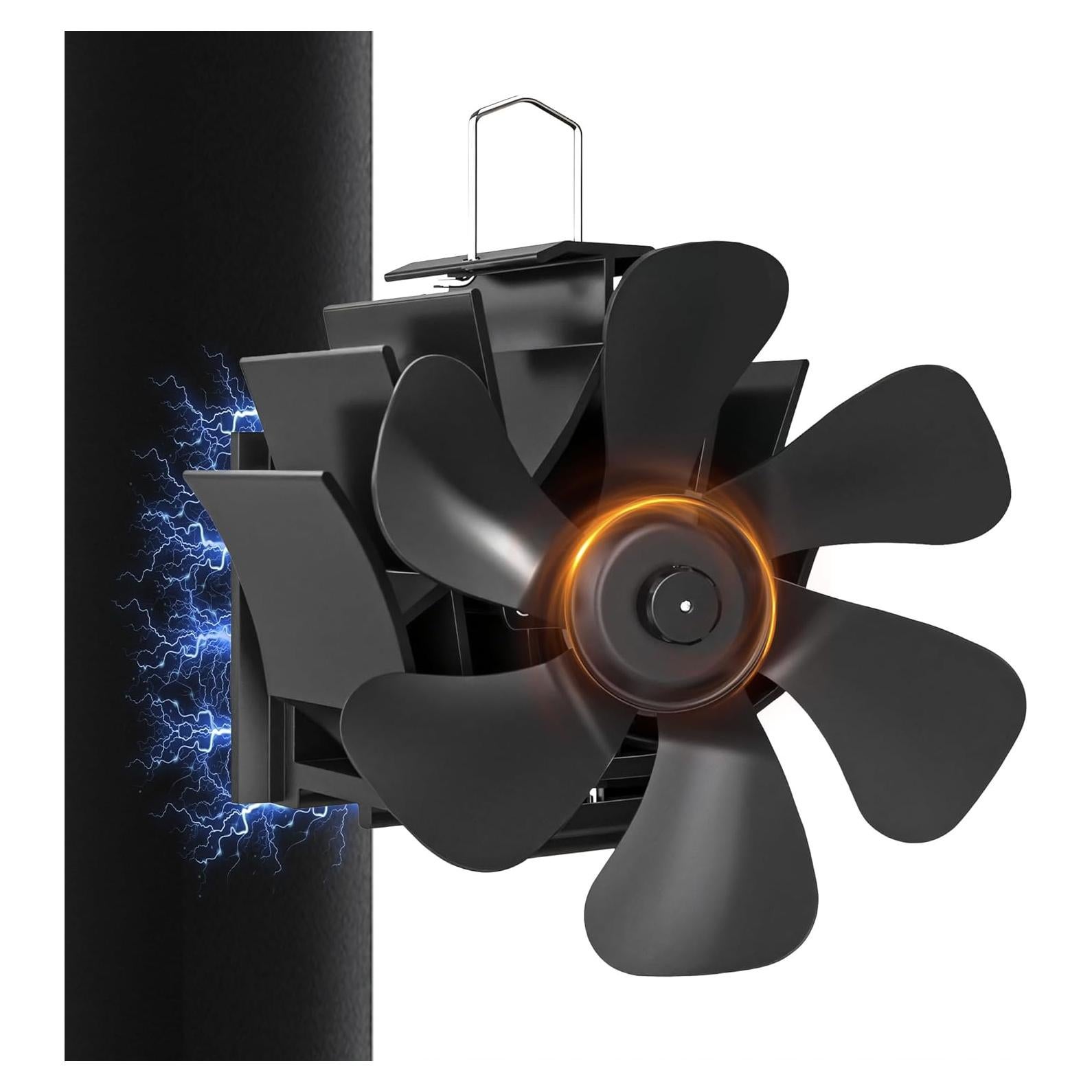 Ventilador de Estufa de Leña TITECK 250L Silencioso 20dB