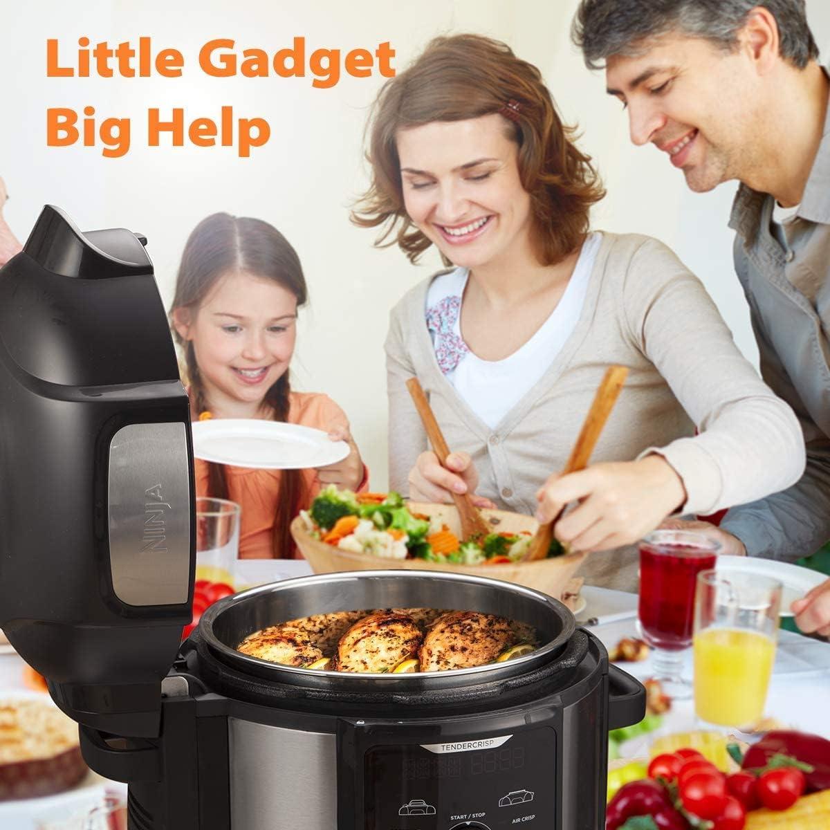 Olla de Acero Inoxidable Goldlion 8 Qt para Ninja Foodi