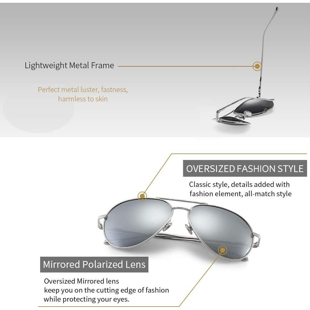 Gafas de Sol Oversize Sungait - Lentes Polarizados 60mm