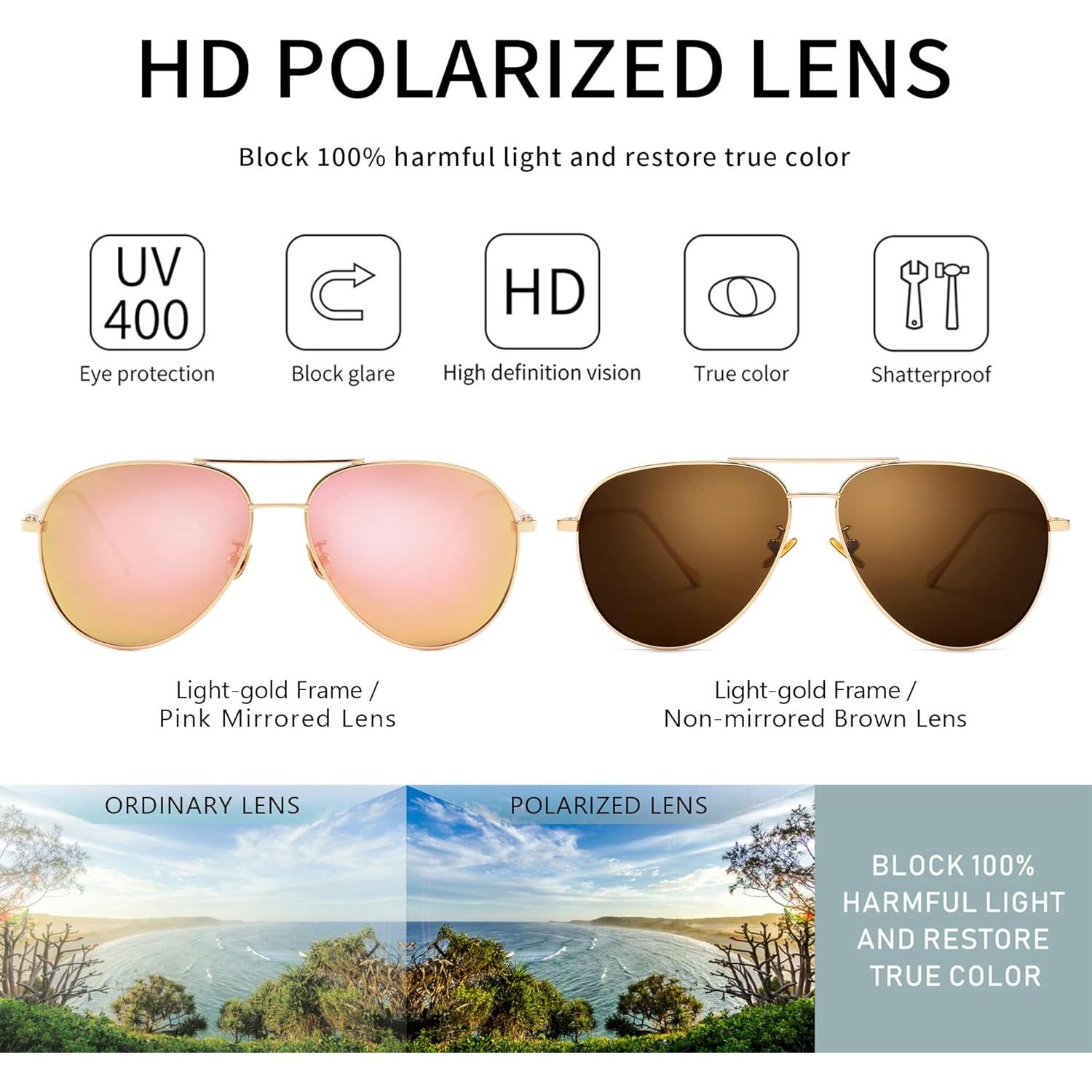 Gafas de Sol Oversized Sungait - Lentes Polarizados HD