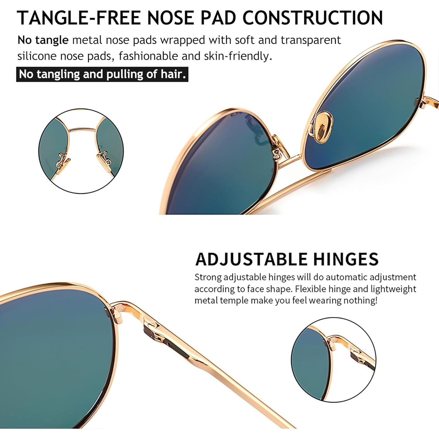 Gafas de sol aviador oversized SUNGAIT - Lentes polarizados