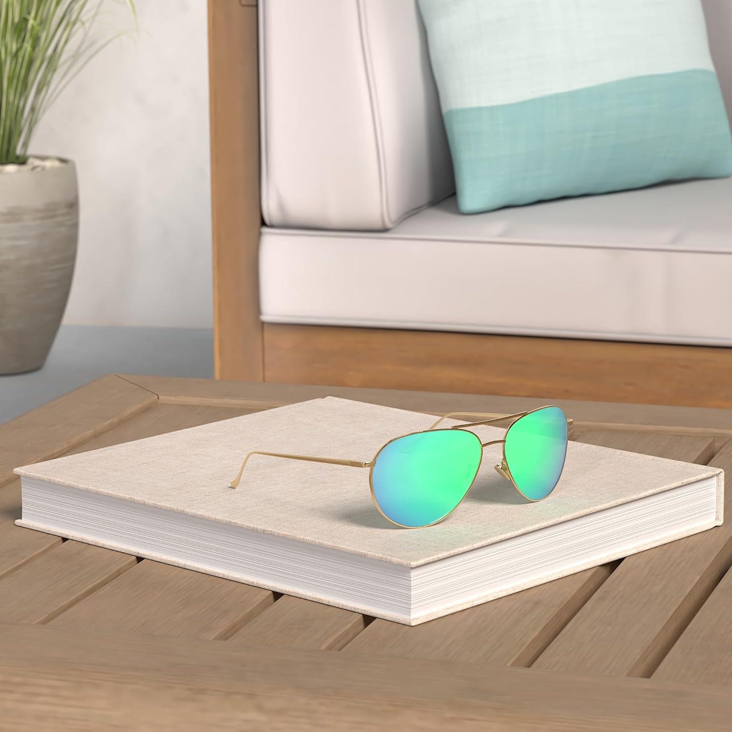 Gafas de sol oversized SUNGAIT - Lentes polarizados verdes