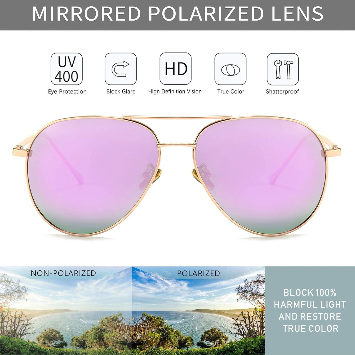 Gafas de sol oversized SUNGAIT - Lentes polarizados 60mm