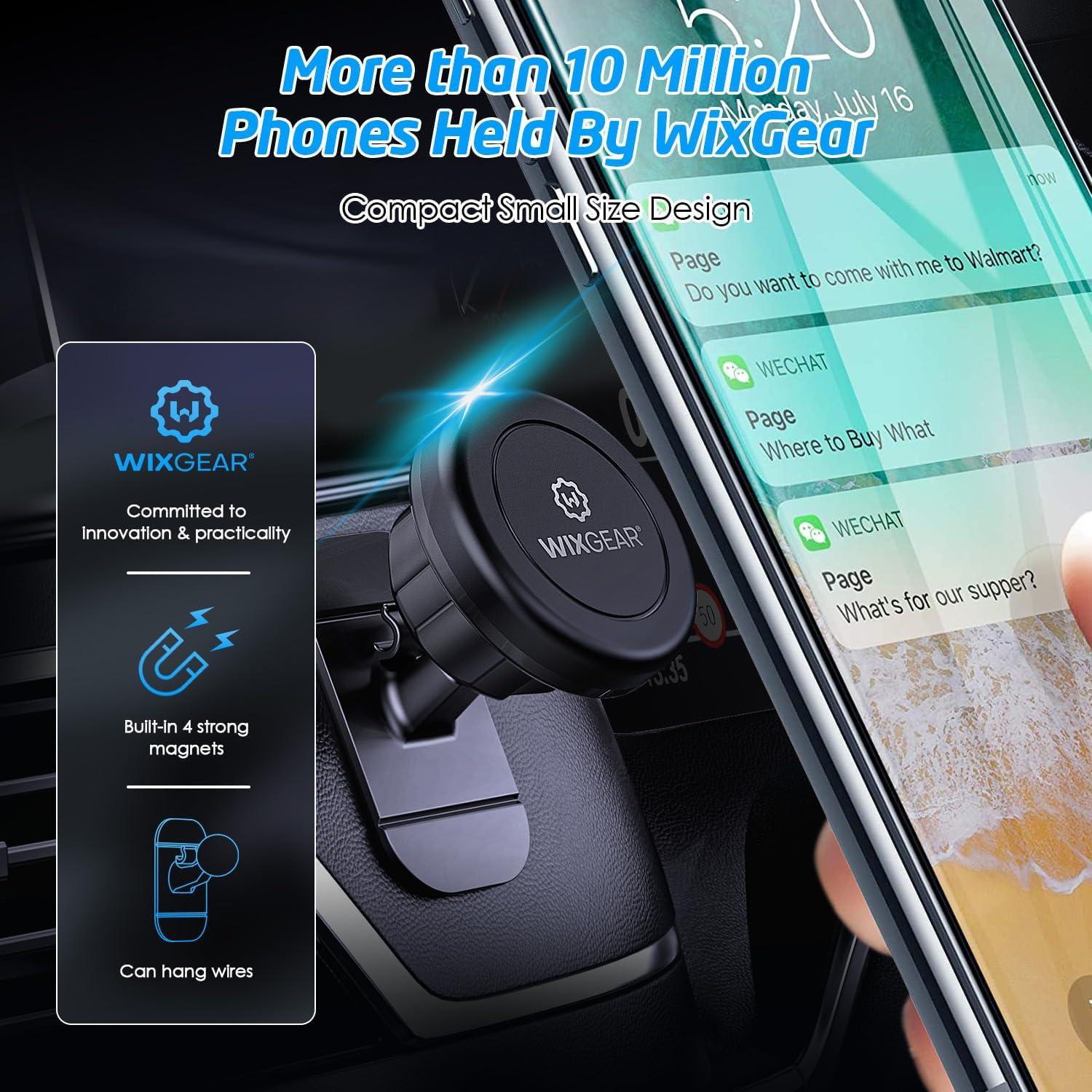 Soporte Magnético para Auto WixGear - Universal 130g