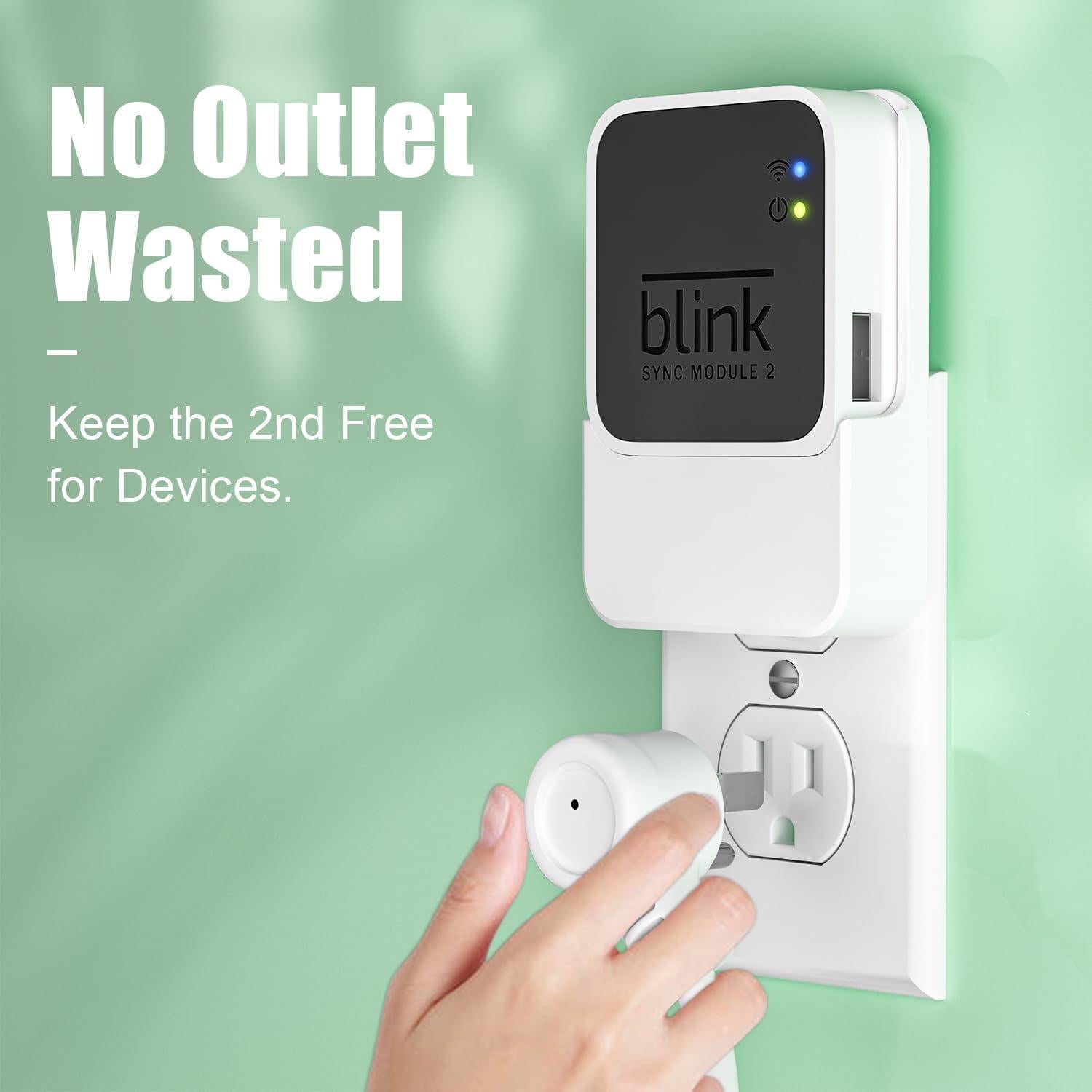 Soporte de Pared y Cargador Aaeytby para Blink Sync Module 2