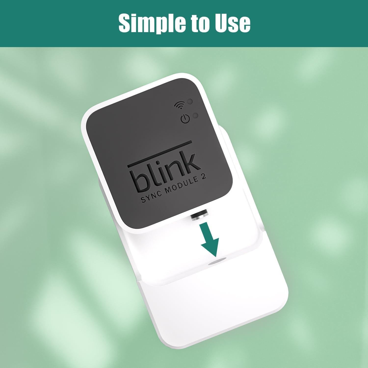 Soporte de Pared y Cargador Aaeytby para Blink Sync Module 2
