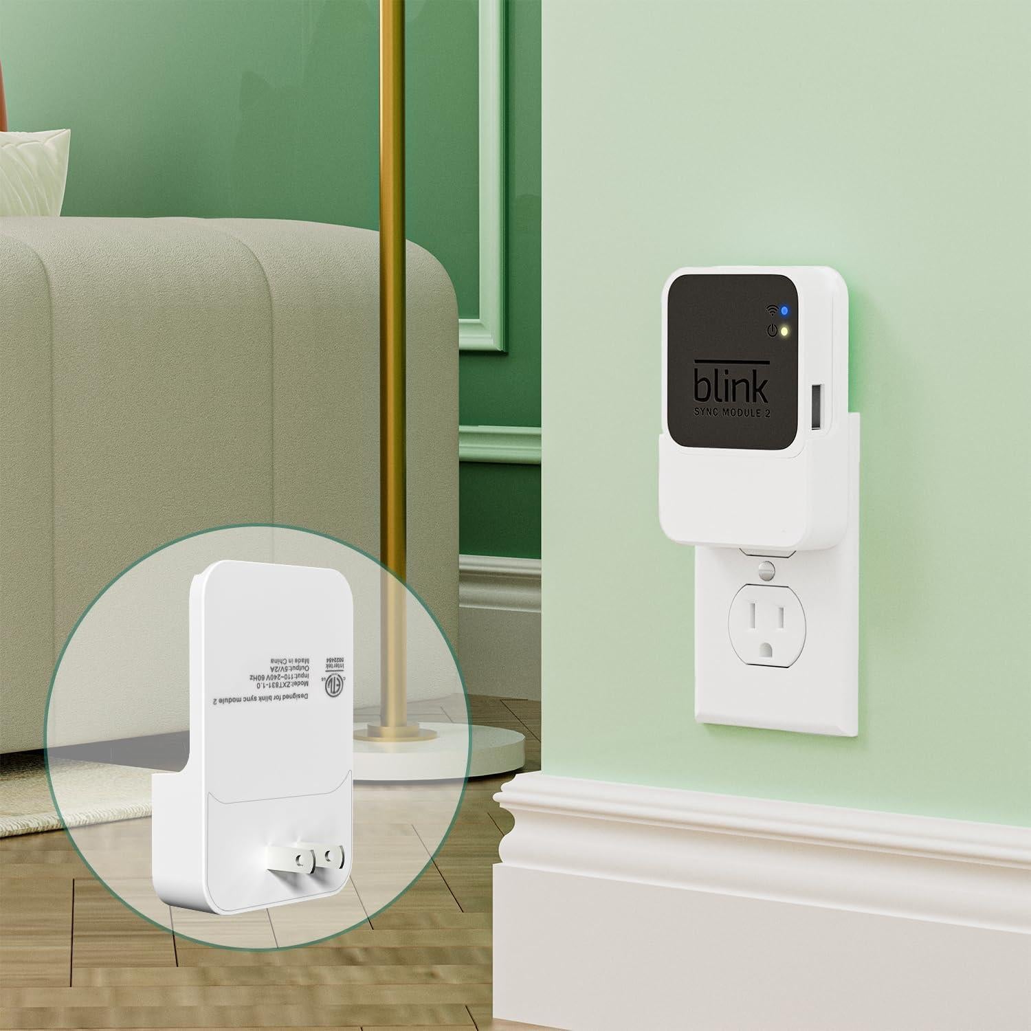 Soporte de Pared y Cargador Aaeytby para Blink Sync Module 2