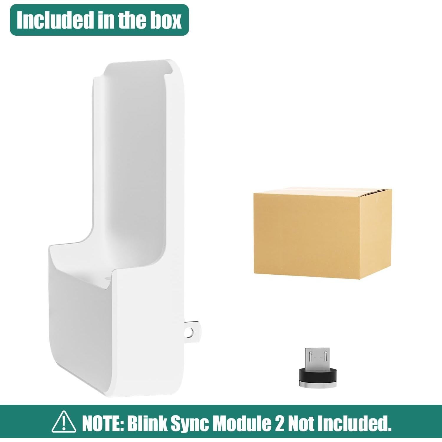 Soporte de Pared y Cargador Aaeytby para Blink Sync Module 2