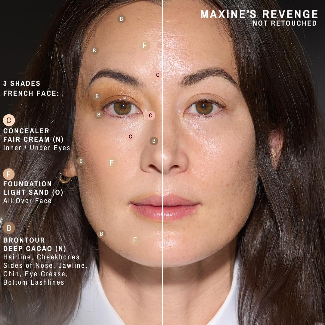 Corrector Hidratante Maxine Cacao Profundo - 3 en 1