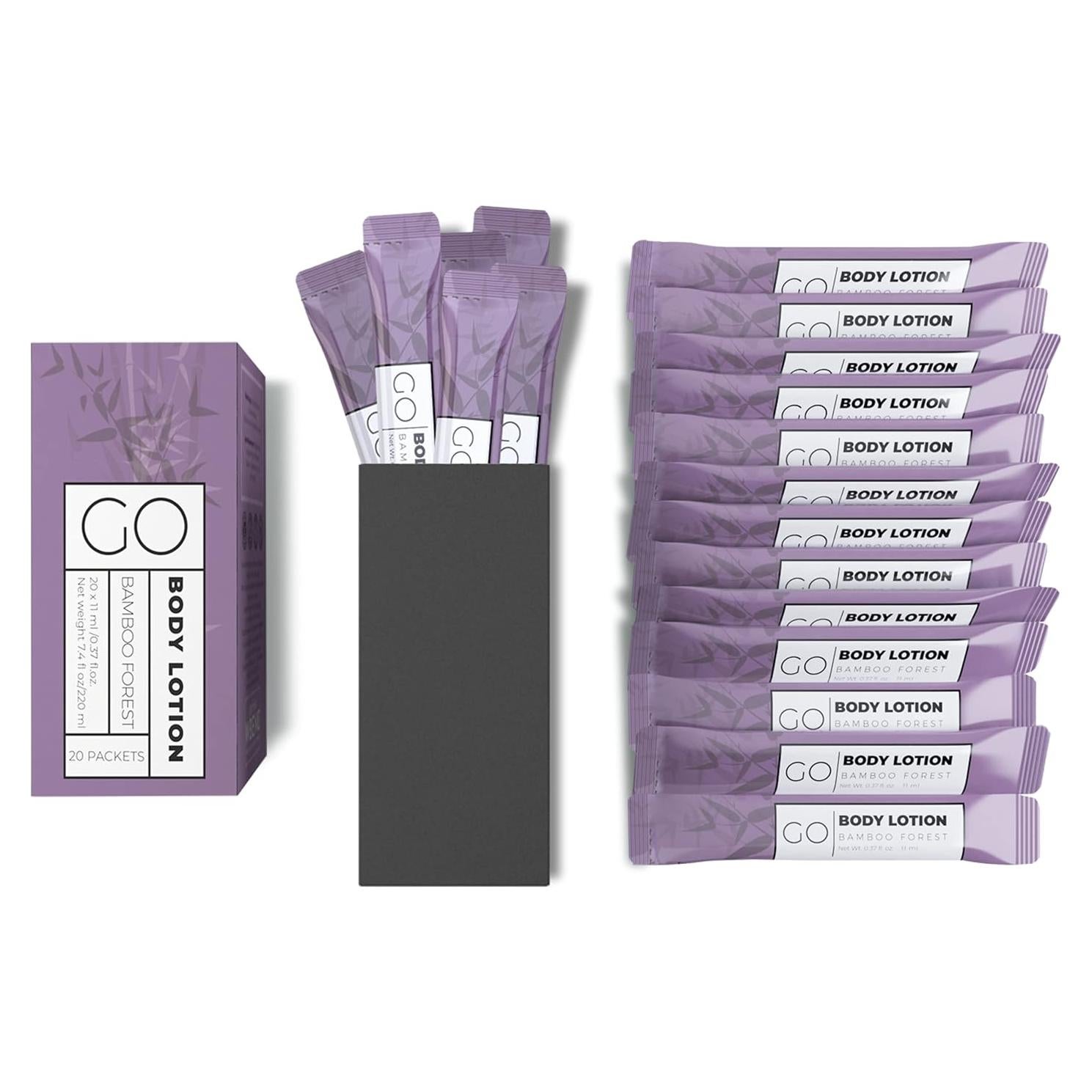 Loción Corporal de Viaje Esenciales Go - 800 Paquetes